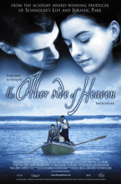 A young couple and missionaries in a row boat on the ocean