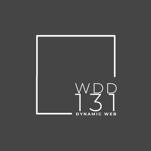 WDD131 Dynamic Web Logo